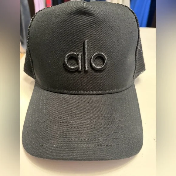 Alo Black District Trucker Hat - Picture 1 of 5